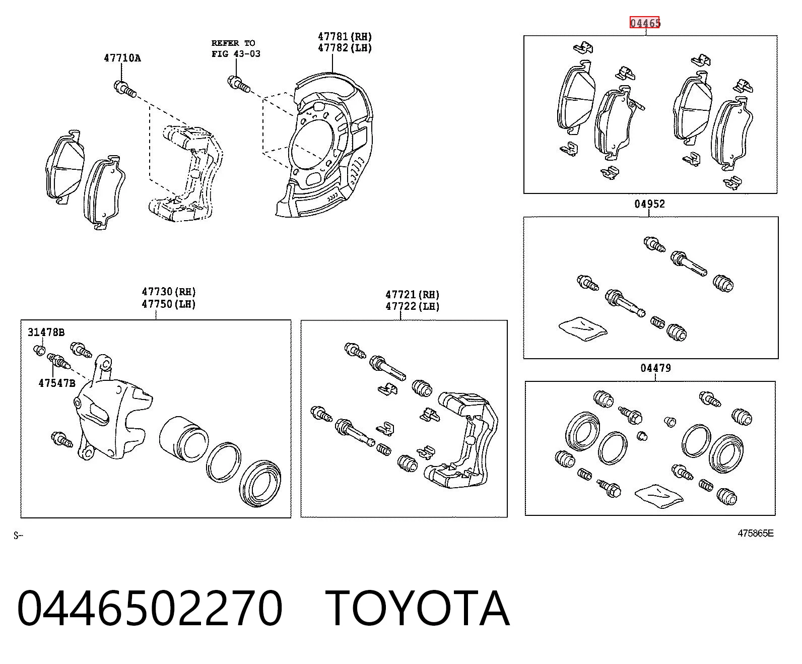 0446502270 Toyota
