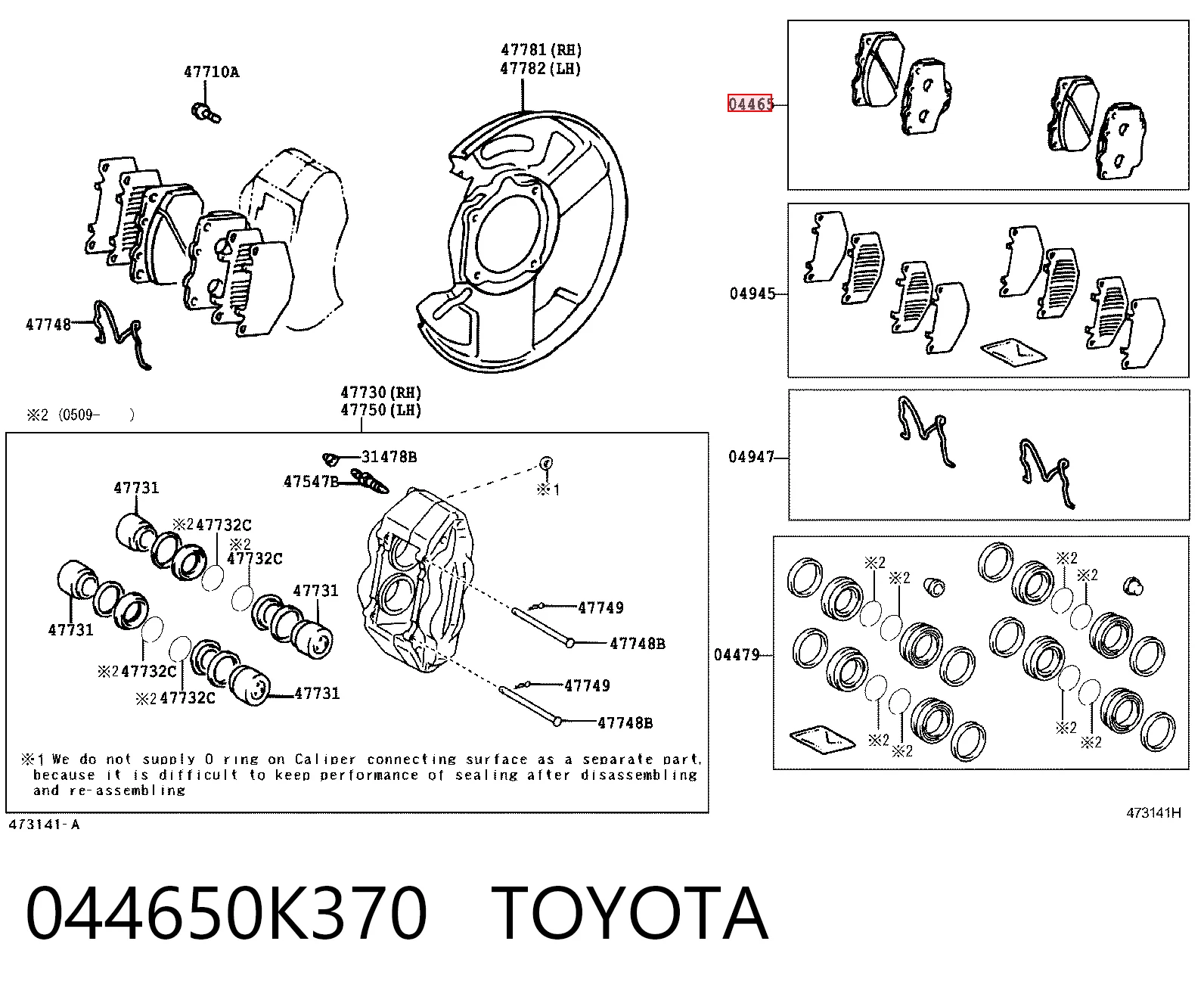 044650K370 Toyota