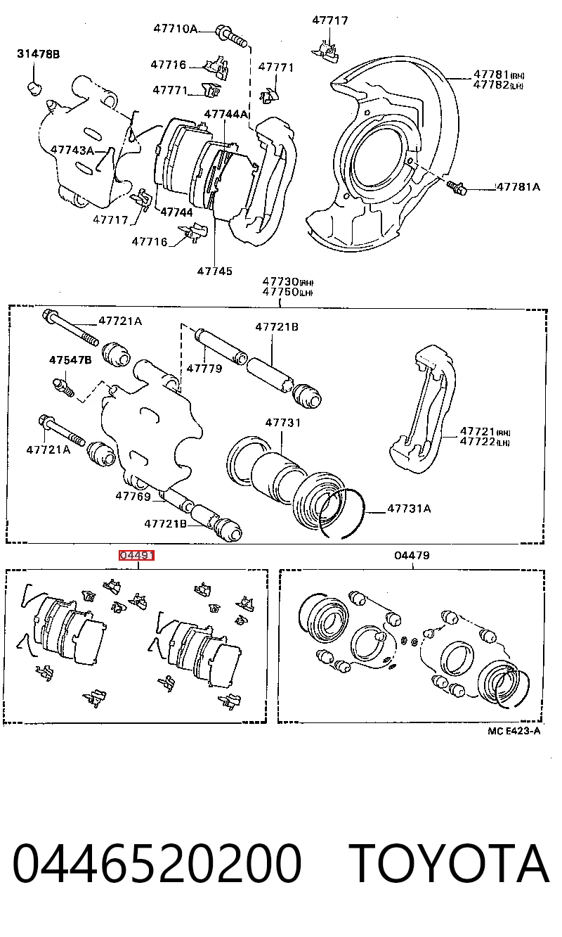 0446520200 Toyota