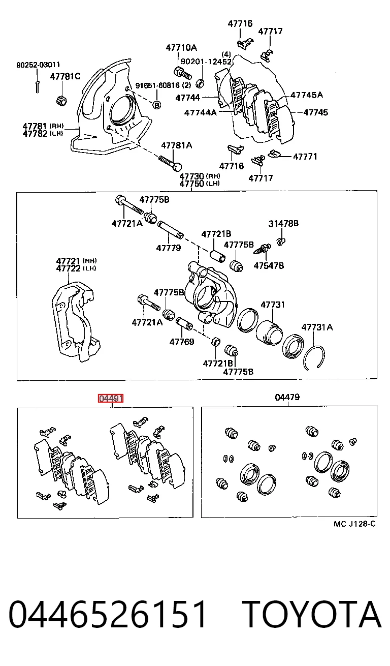 0446526151 Toyota