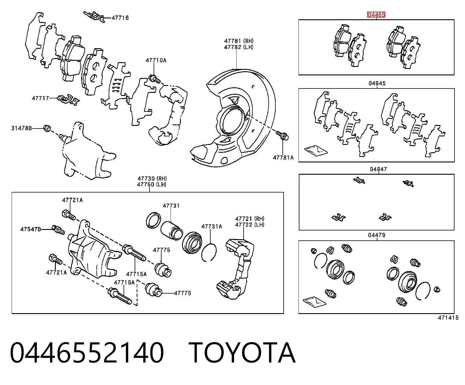 0446552140 Toyota