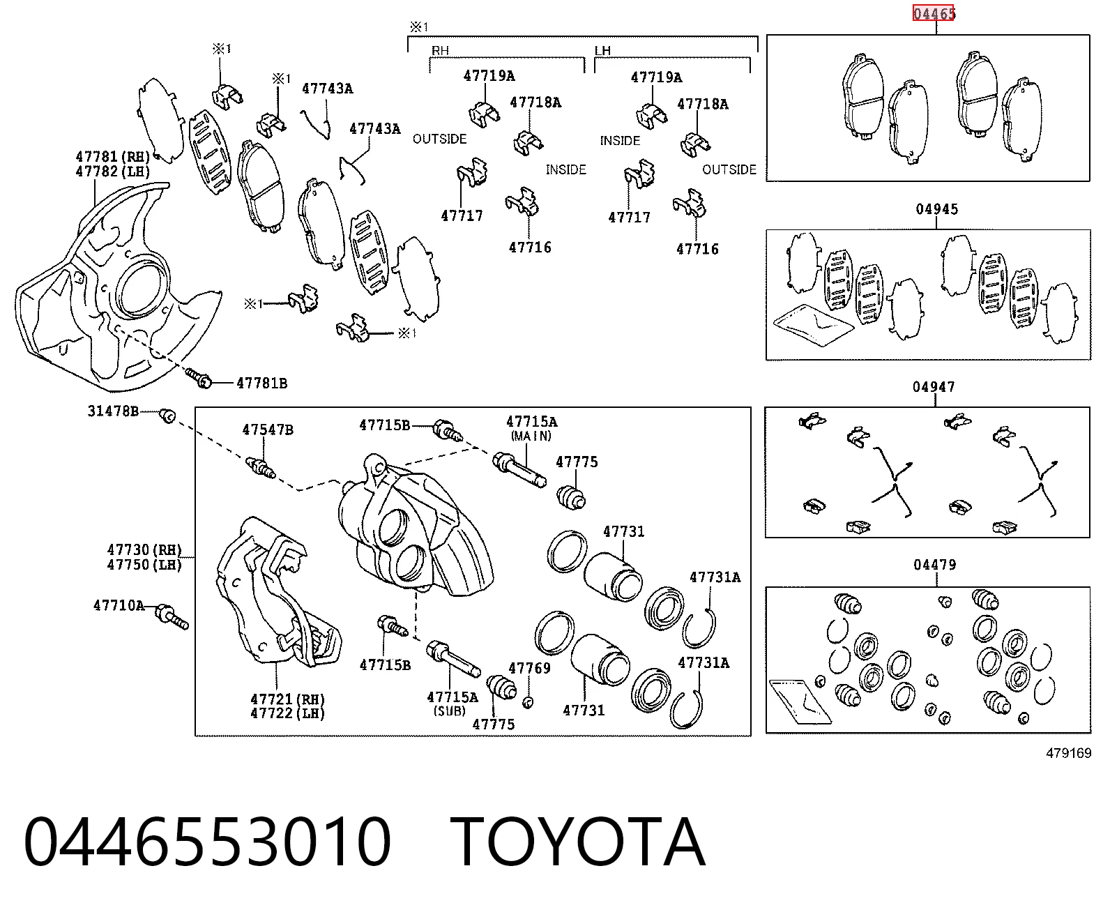 0446553010 Toyota