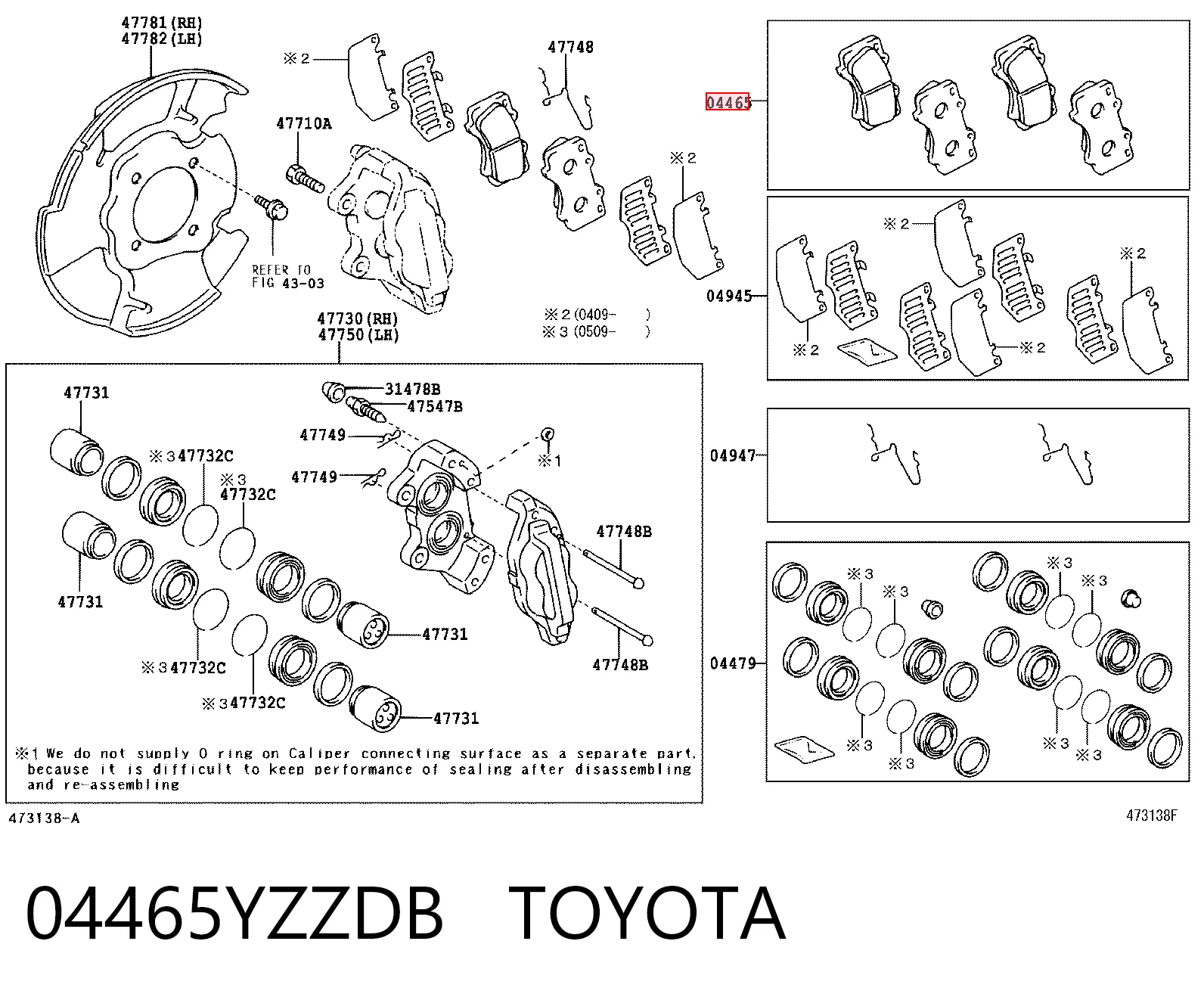 04465YZZDB Toyota