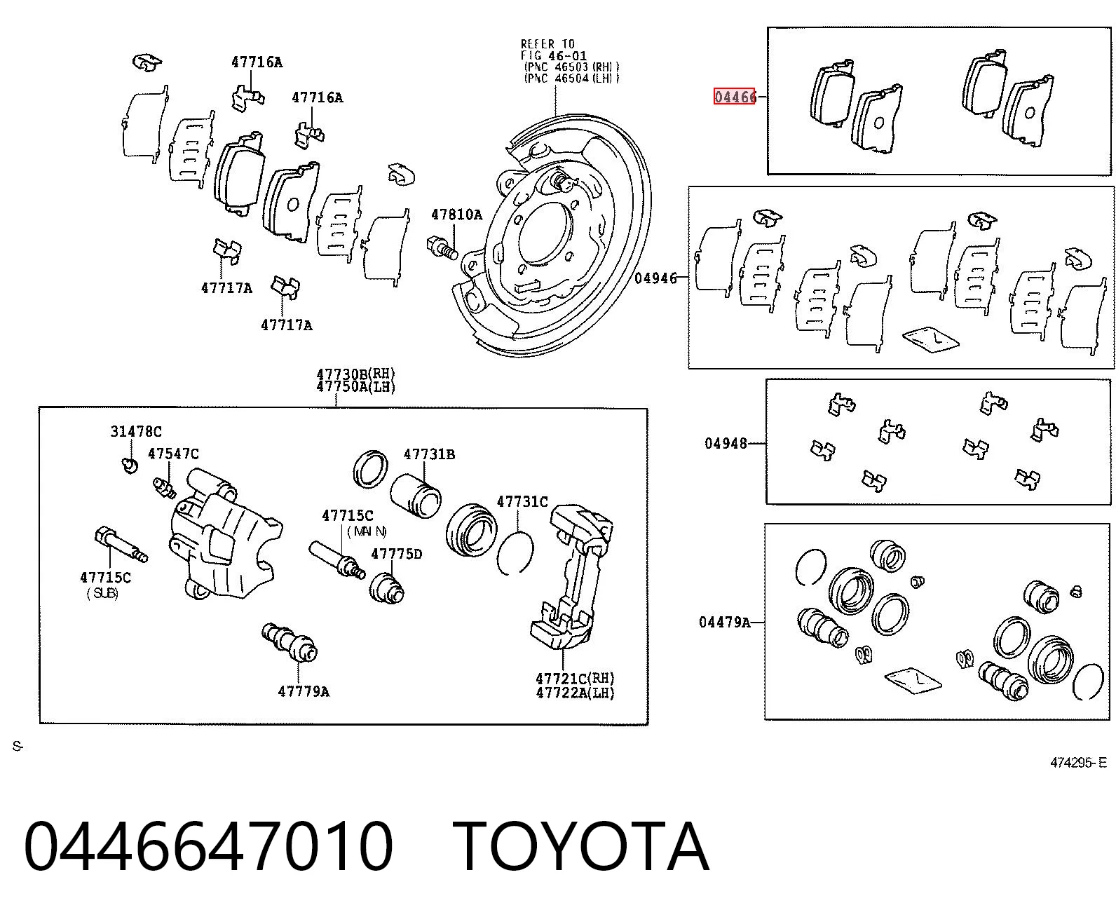 0446647010 Toyota