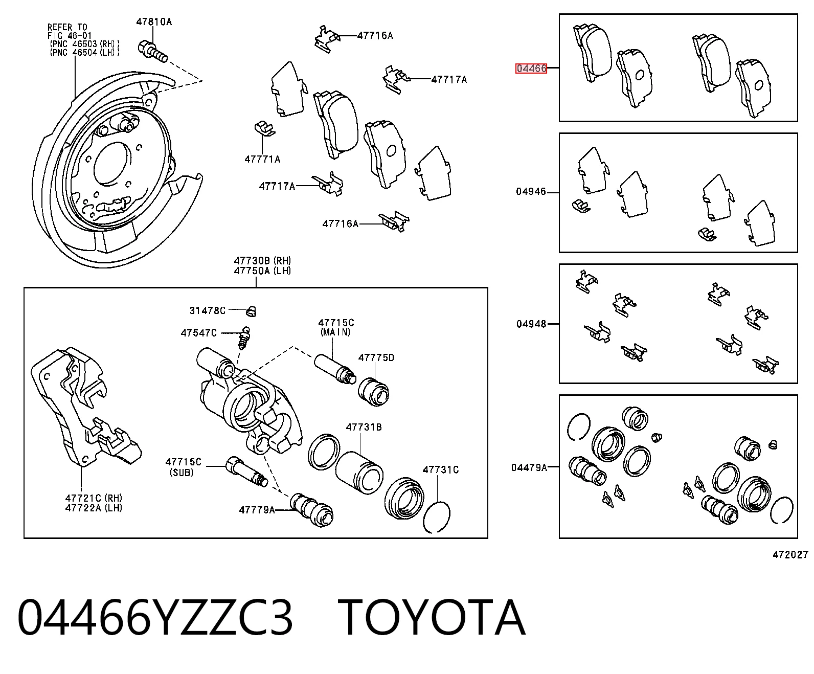 04466YZZC3 Toyota