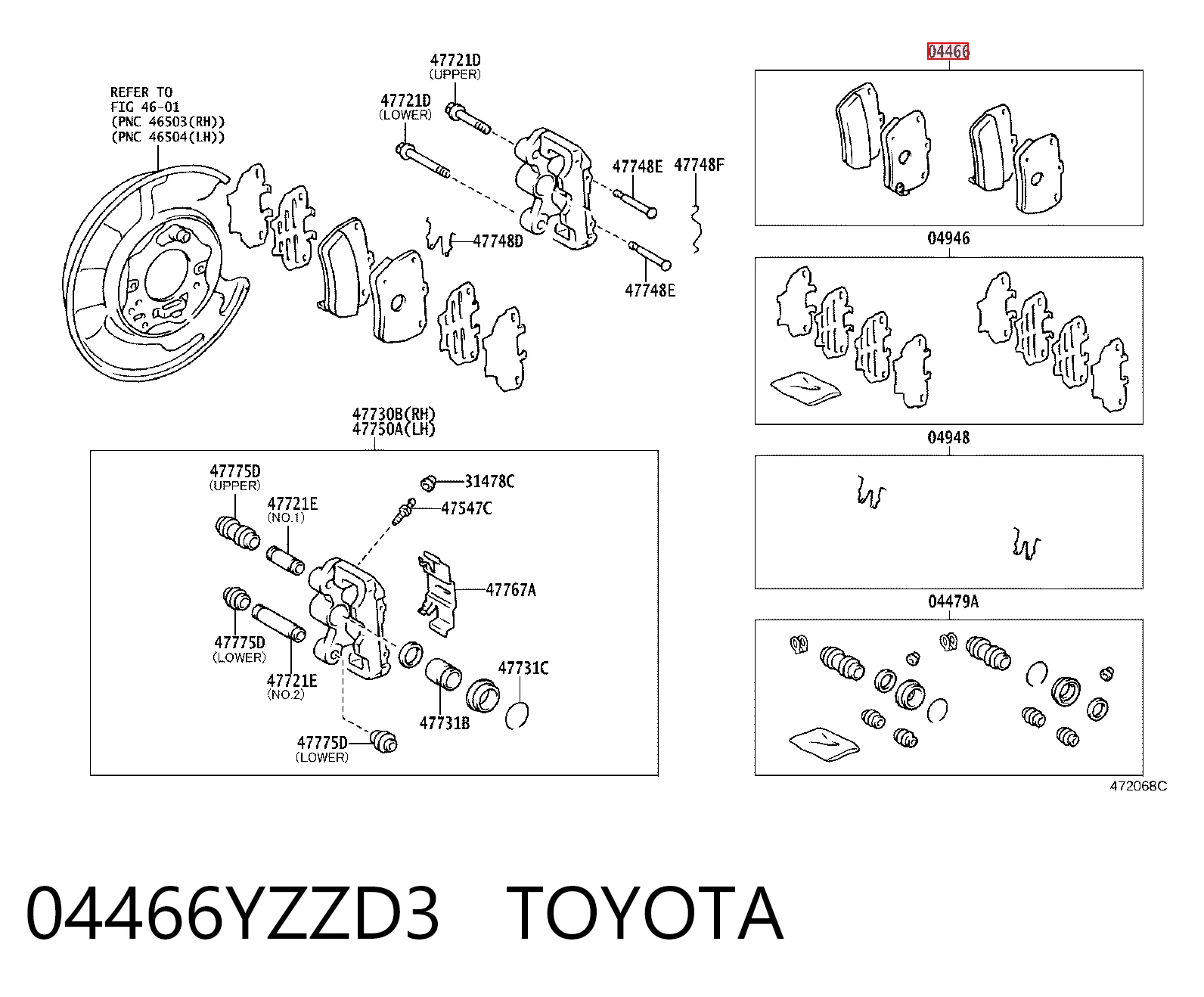 04466YZZD3 Toyota