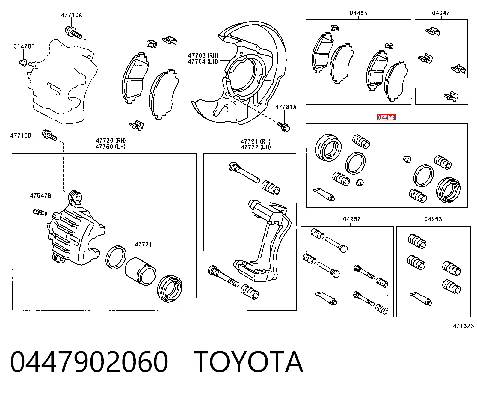 0447902060 Toyota
