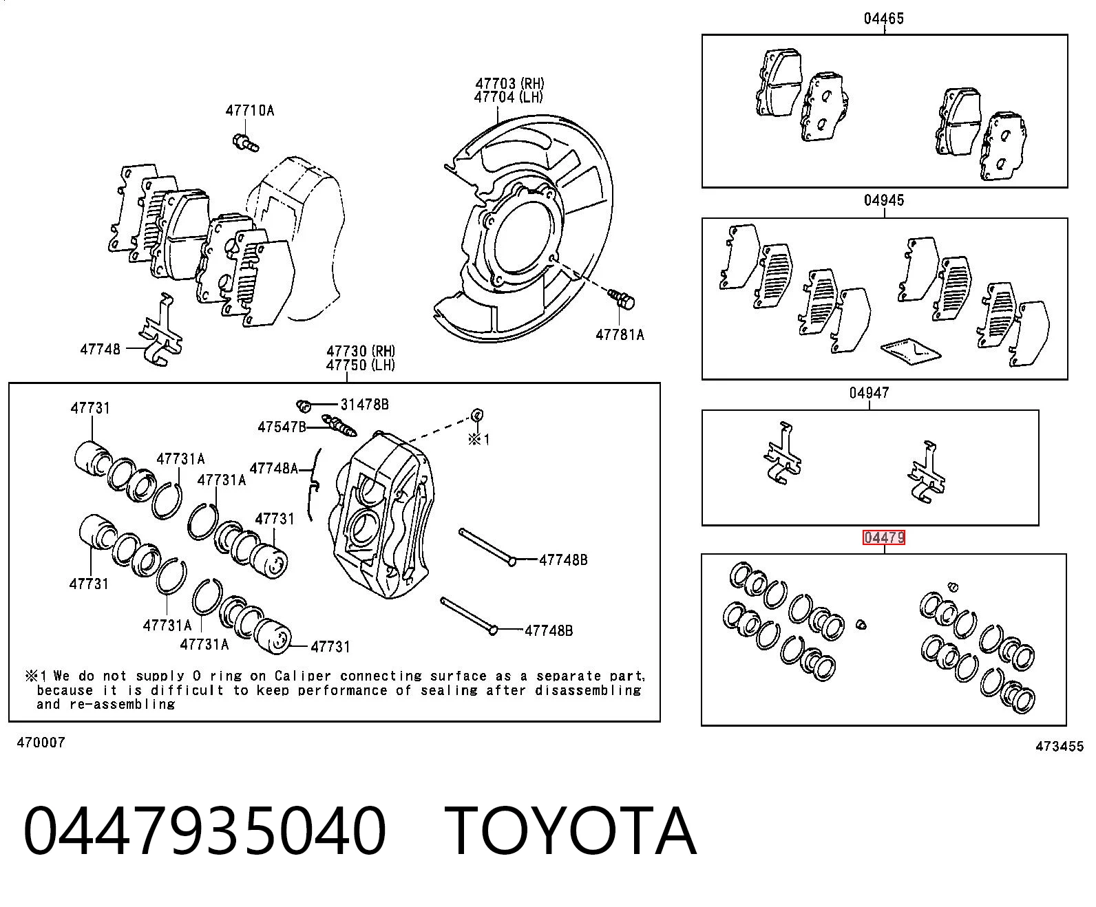Kit de reparación de frenos Toyota Land Cruiser  SUV comprar en España