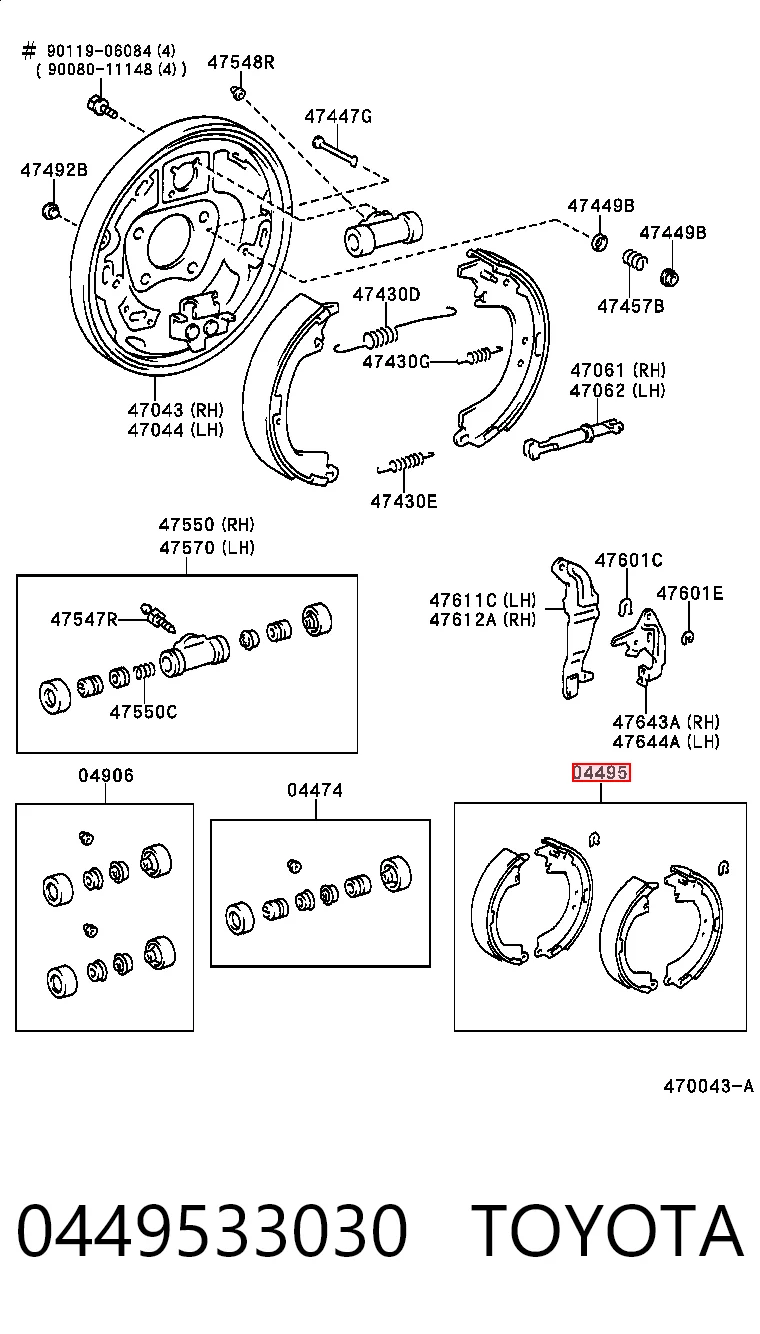 0449533030 Toyota
