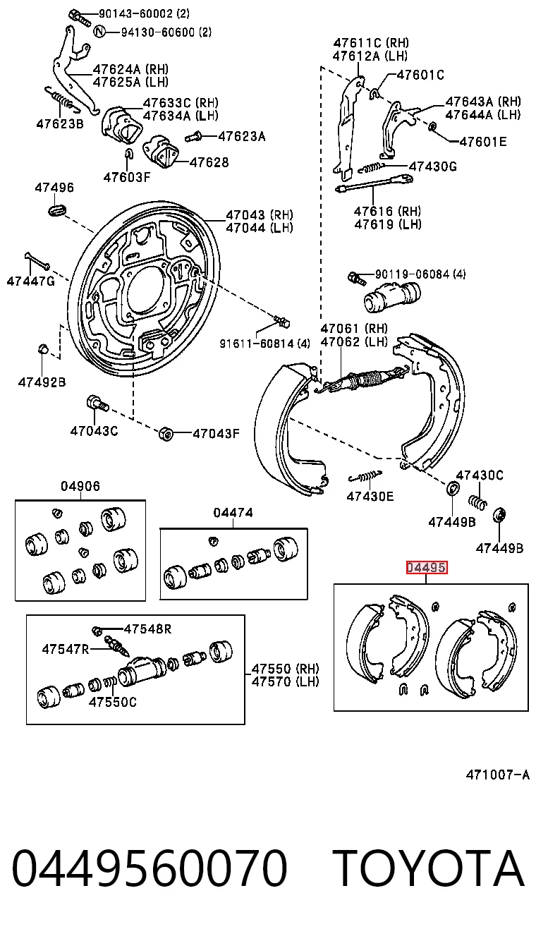 0449560070 Toyota