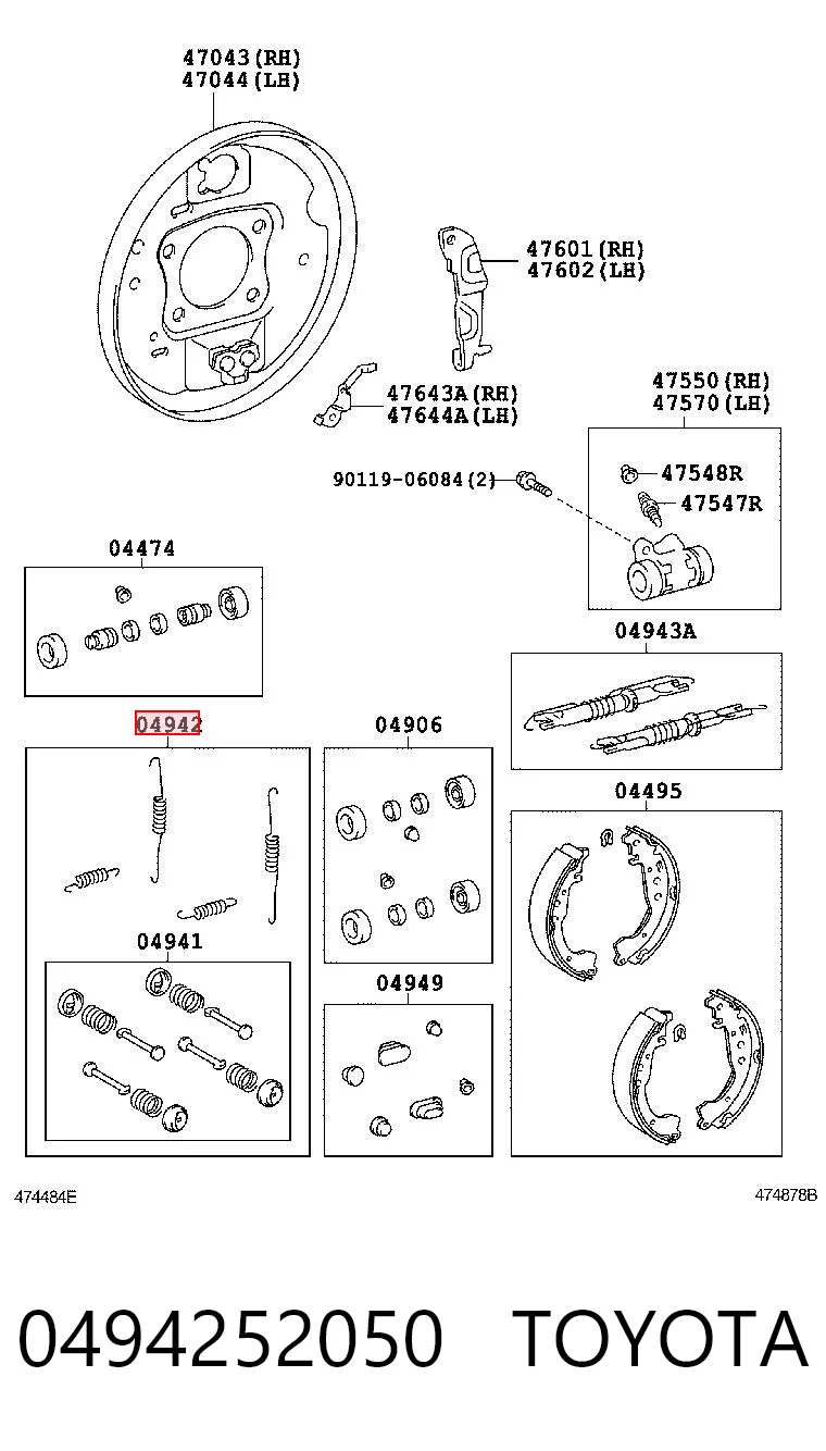 0494252050 Toyota