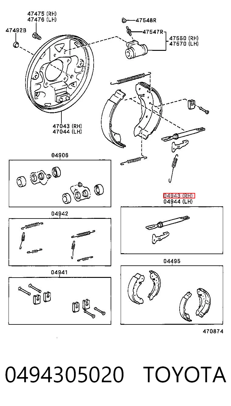 0494305020 Toyota