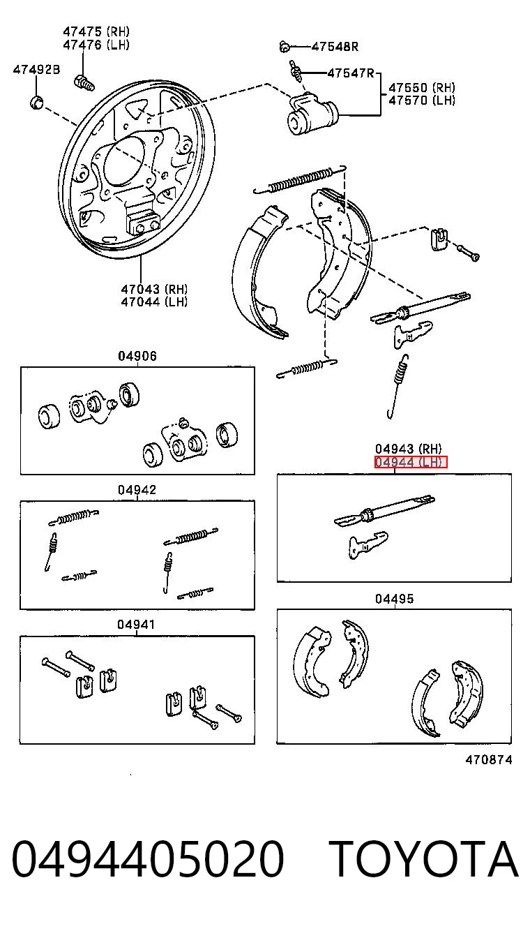 0494405020 Toyota