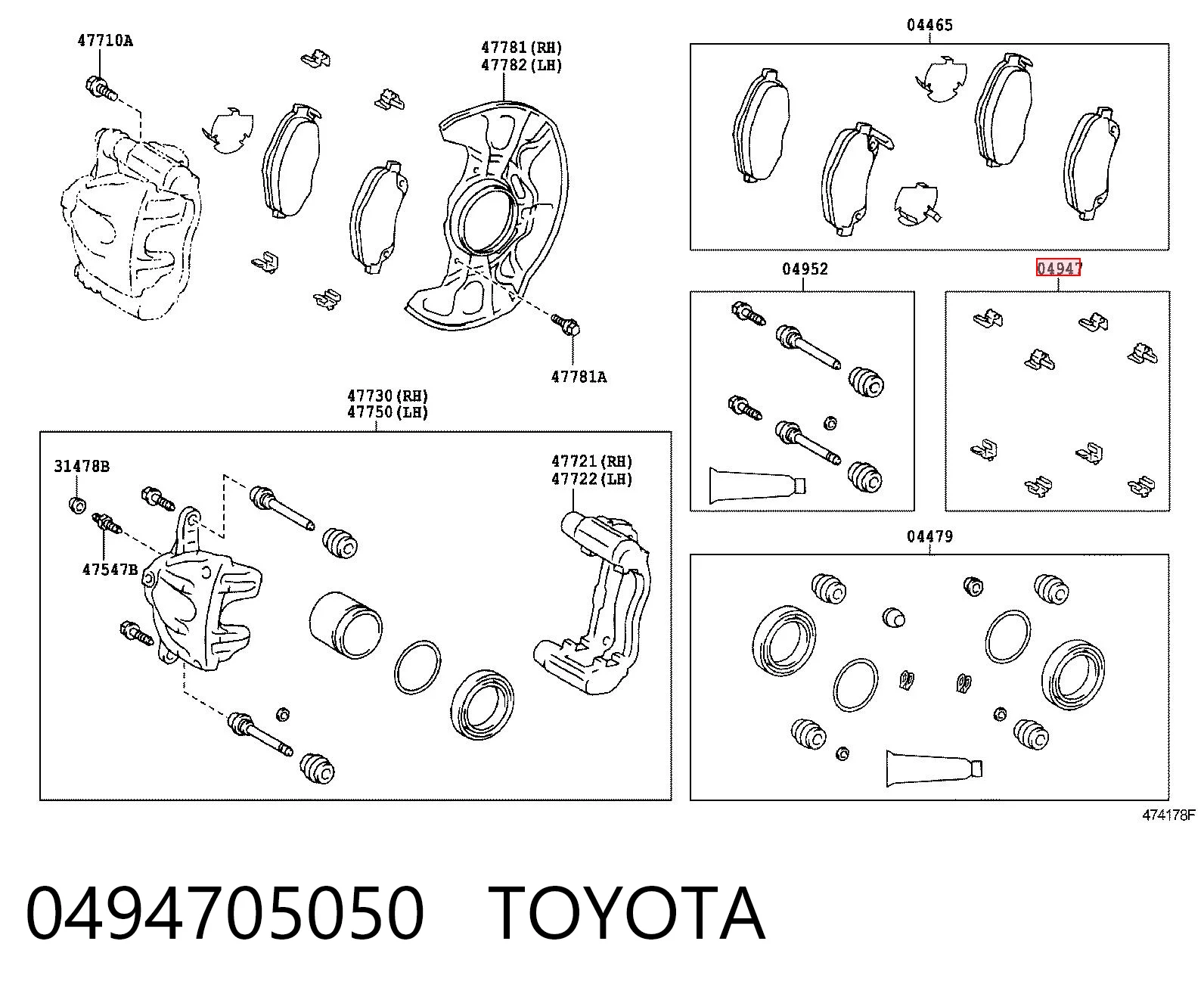 0494705050 Toyota