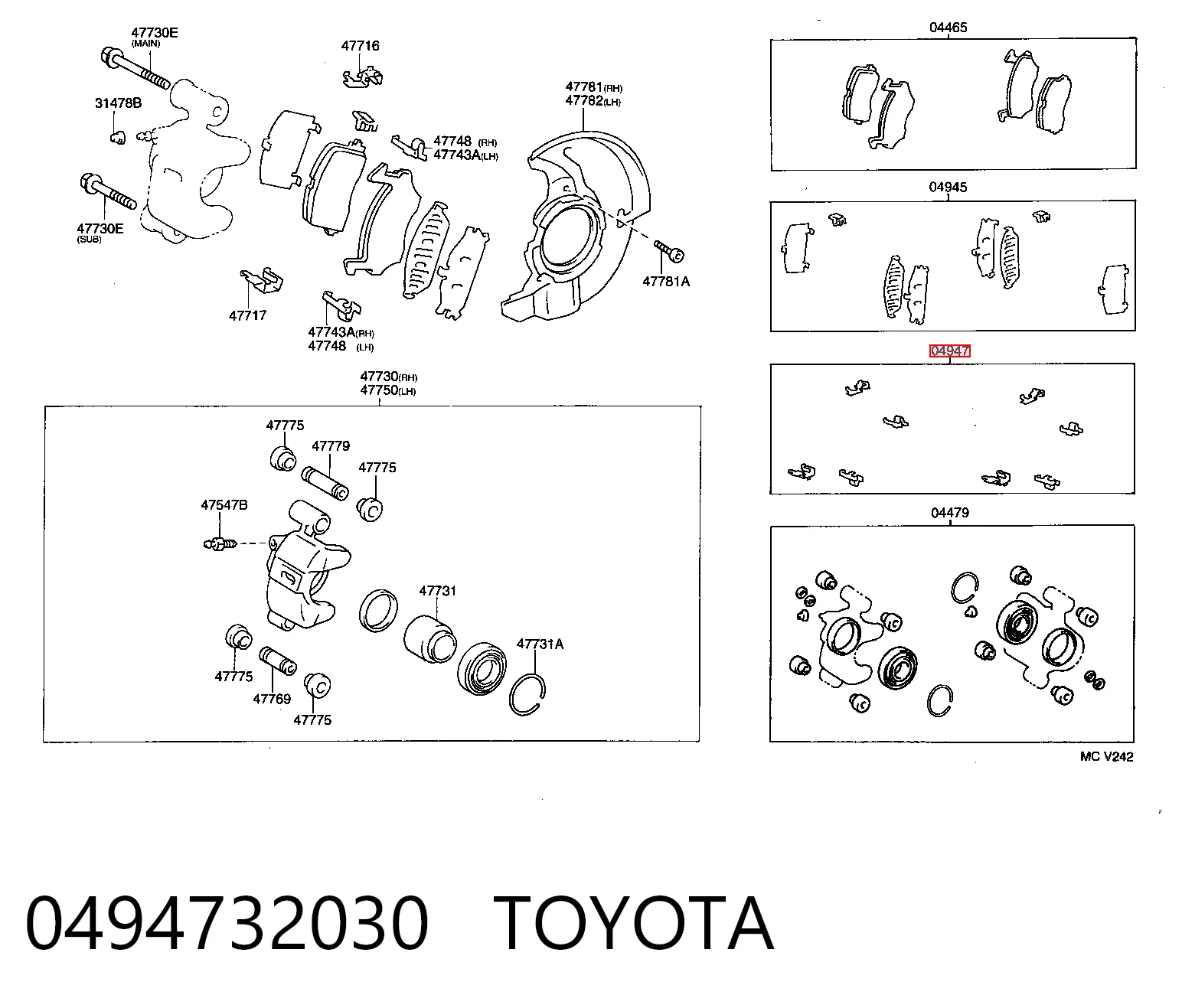0494732030 Toyota