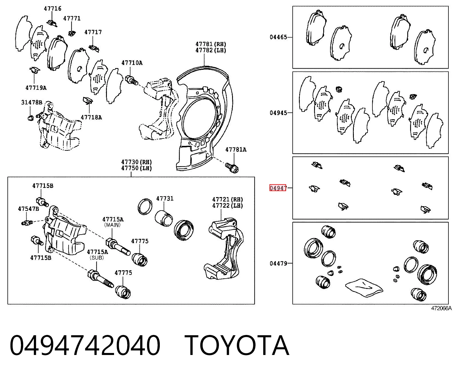 0494742040 Toyota