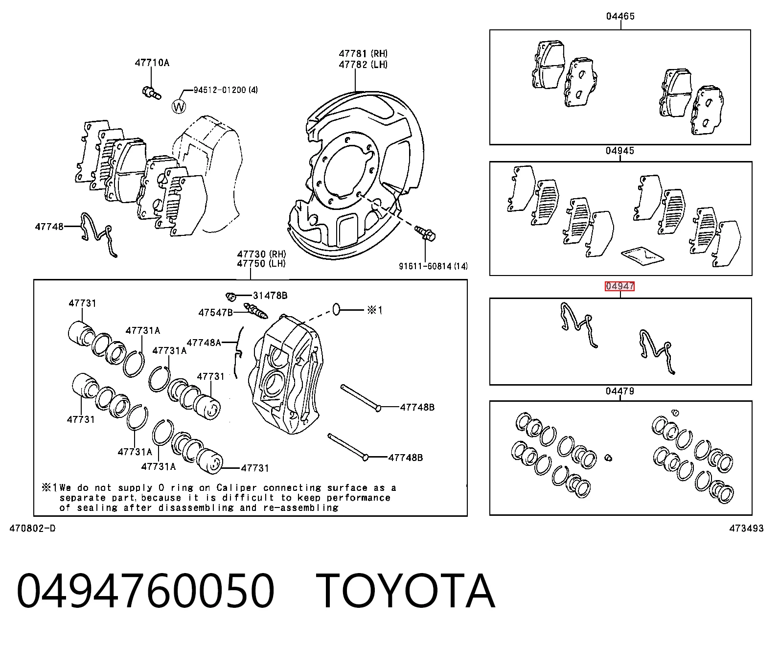 0494760050 Toyota