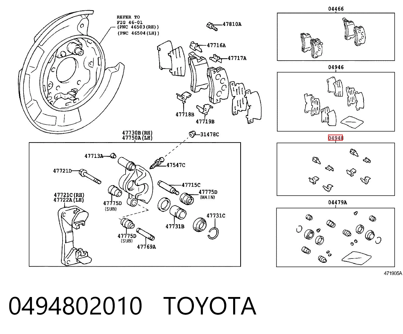 0494802010 Toyota