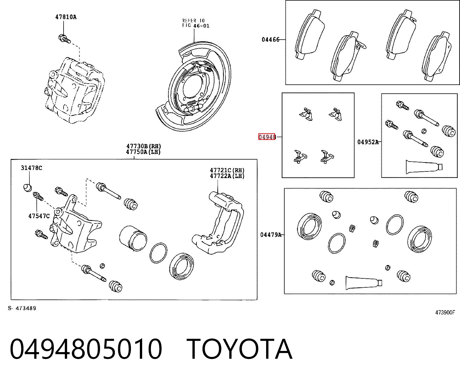 0494805010 Toyota