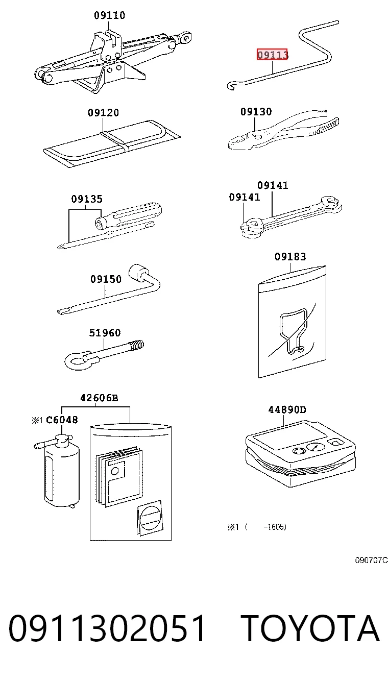 0911302051 Toyota