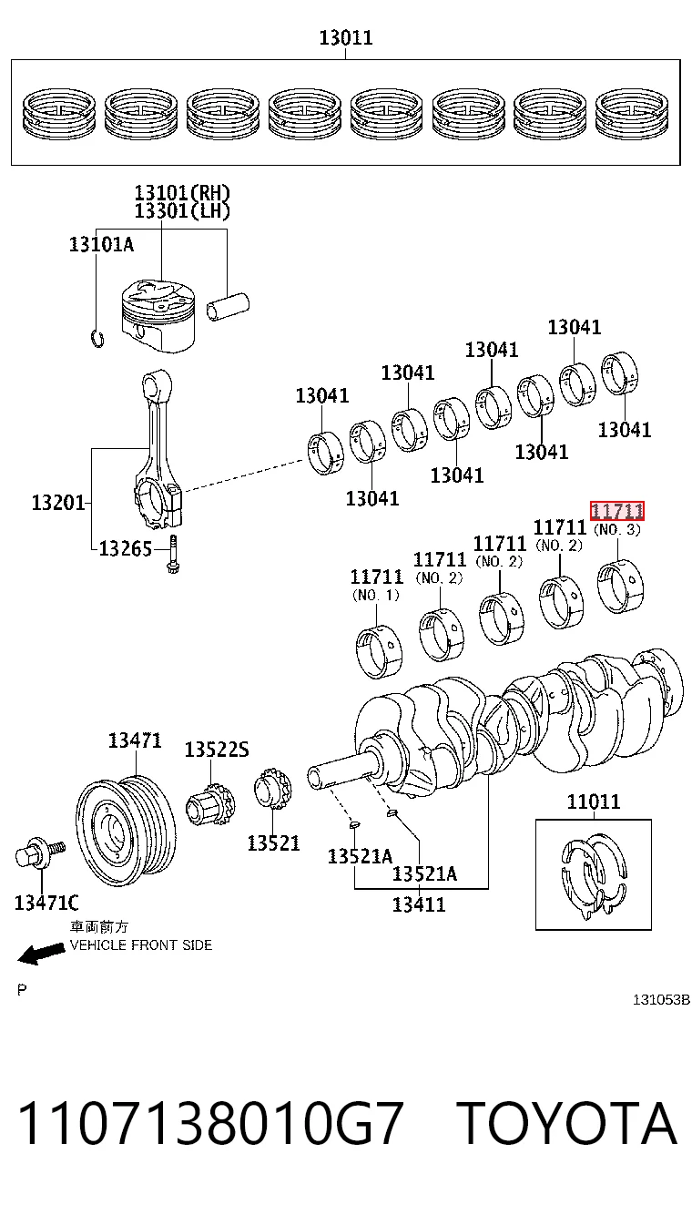1107138010G7 Toyota
