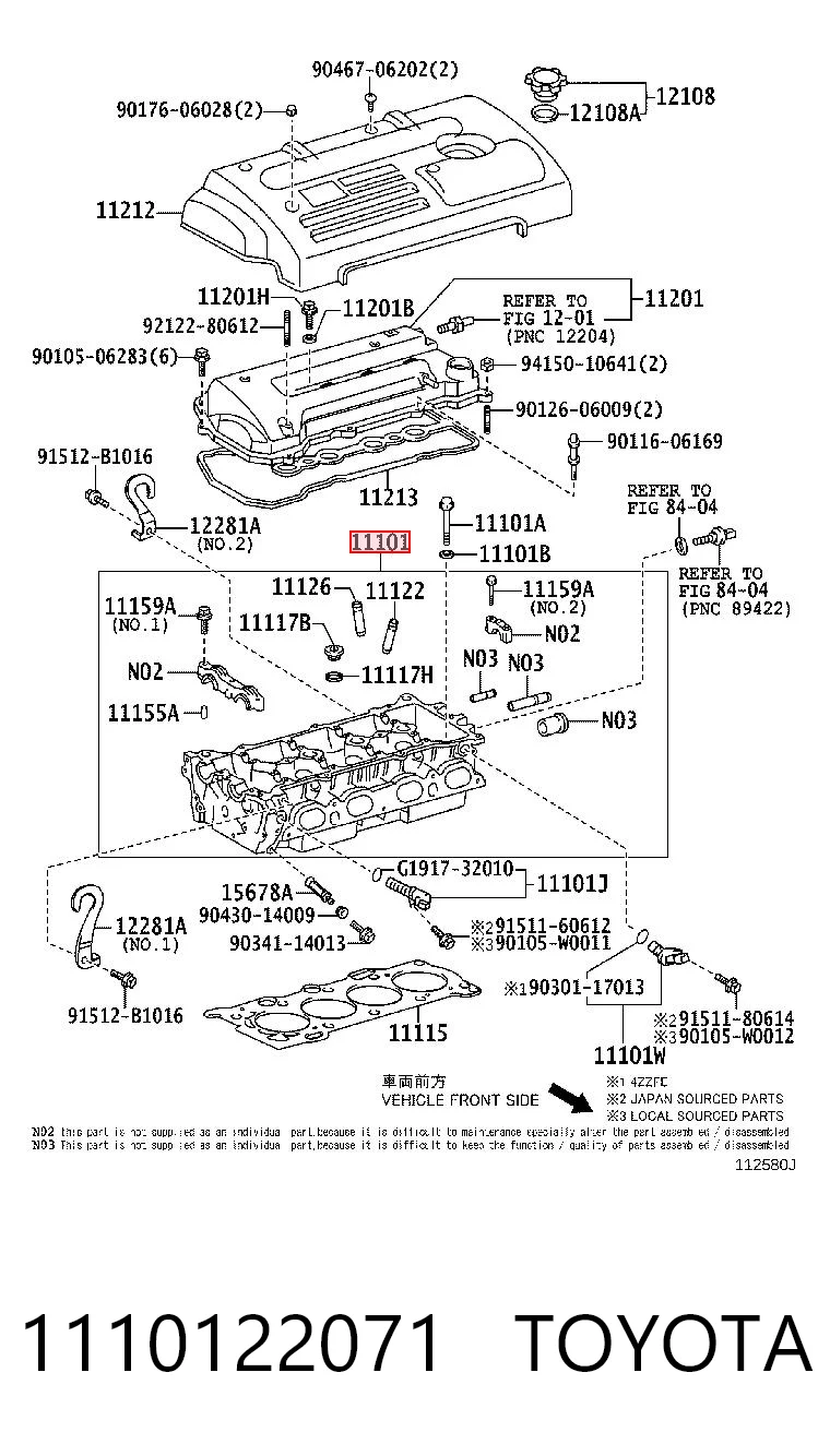 1110122071 Toyota