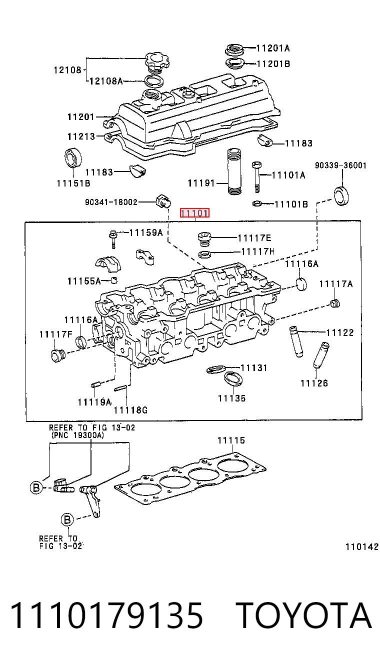 Culata para Toyota Camry V20