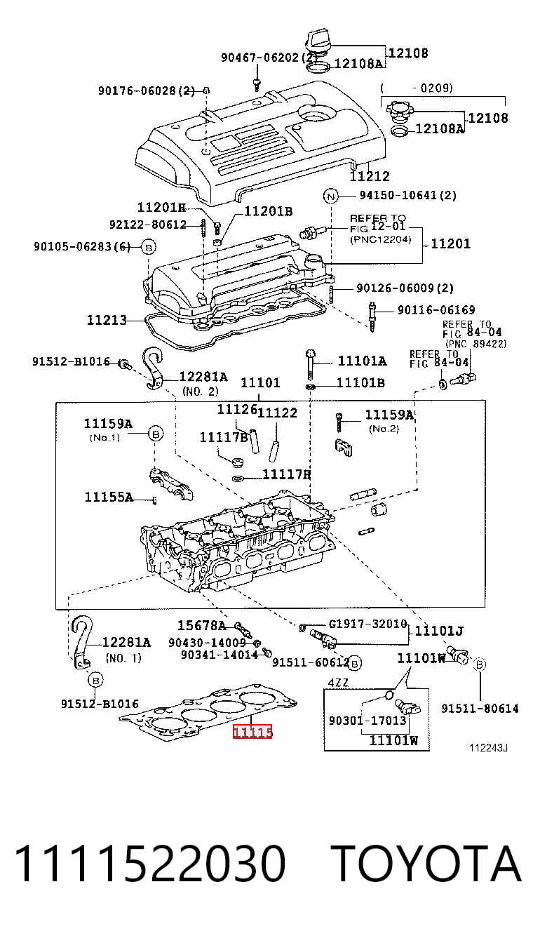 Comprar Junta de culata Toyota Corolla VERSO R10