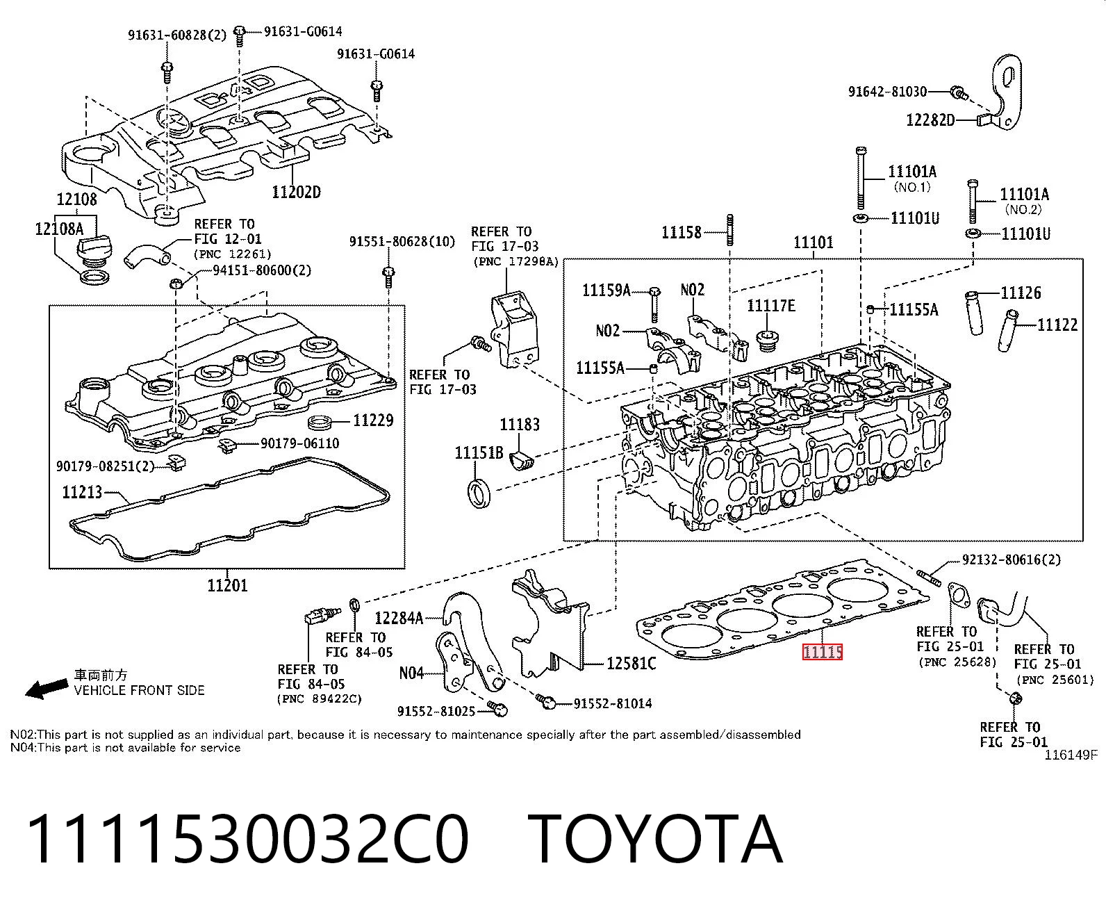 1111530032C0 Toyota