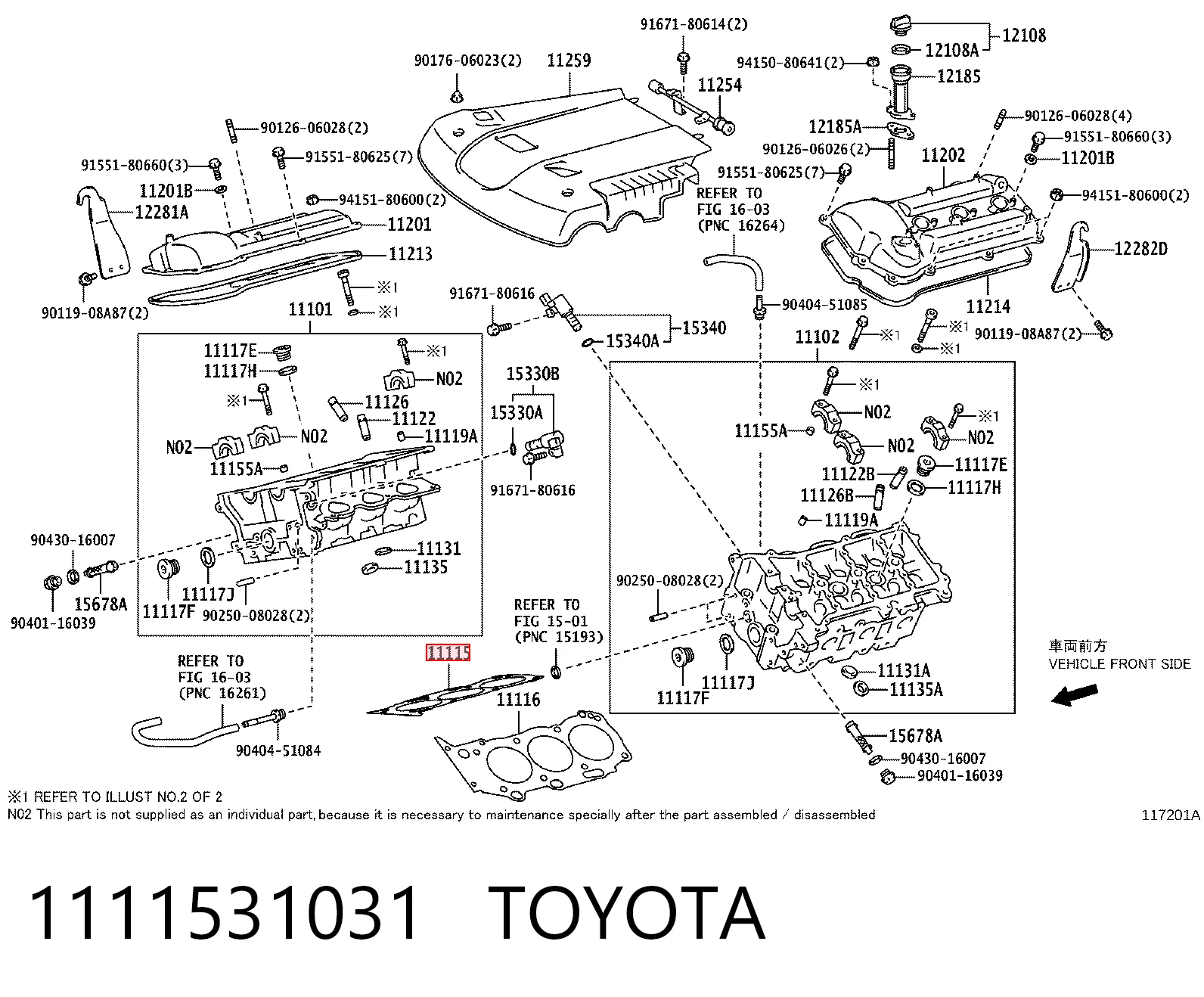 1111531031 Toyota