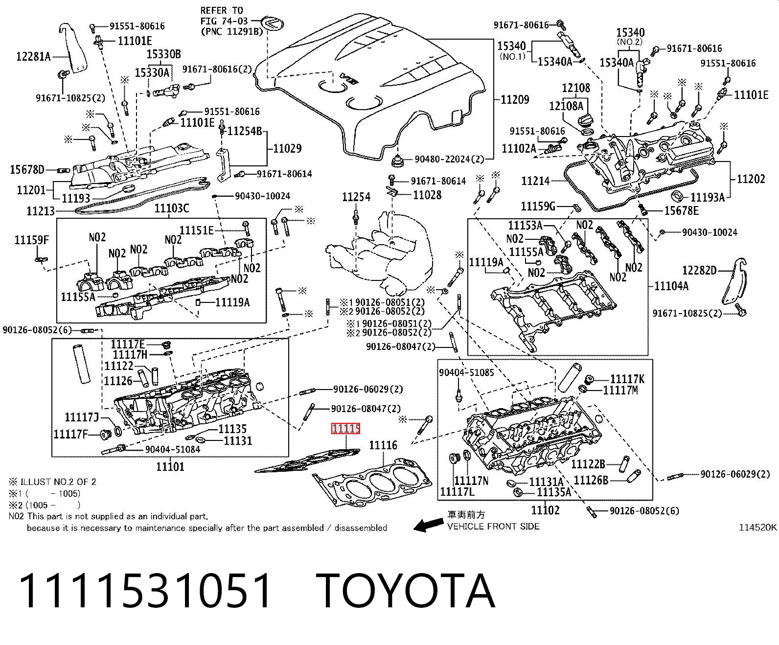 1111531051 Toyota