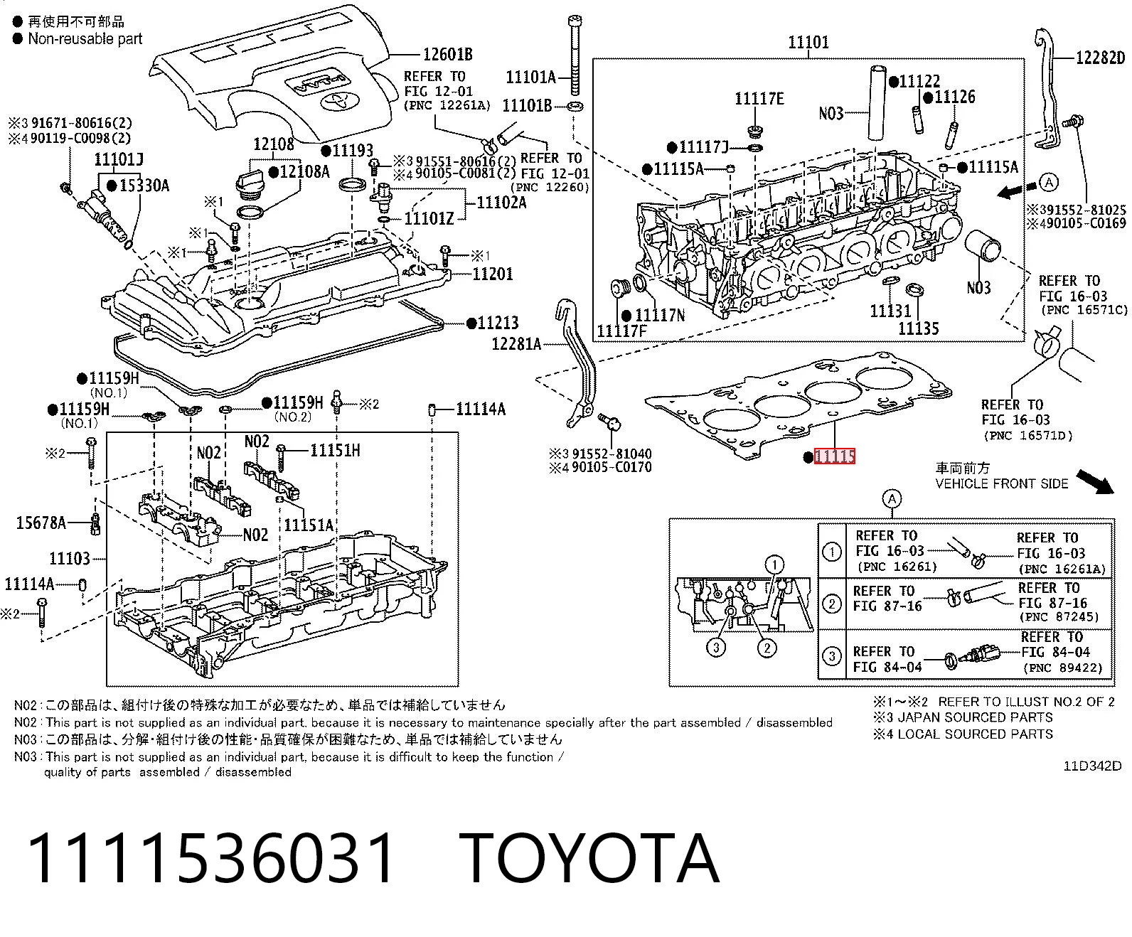 1111536031 Toyota