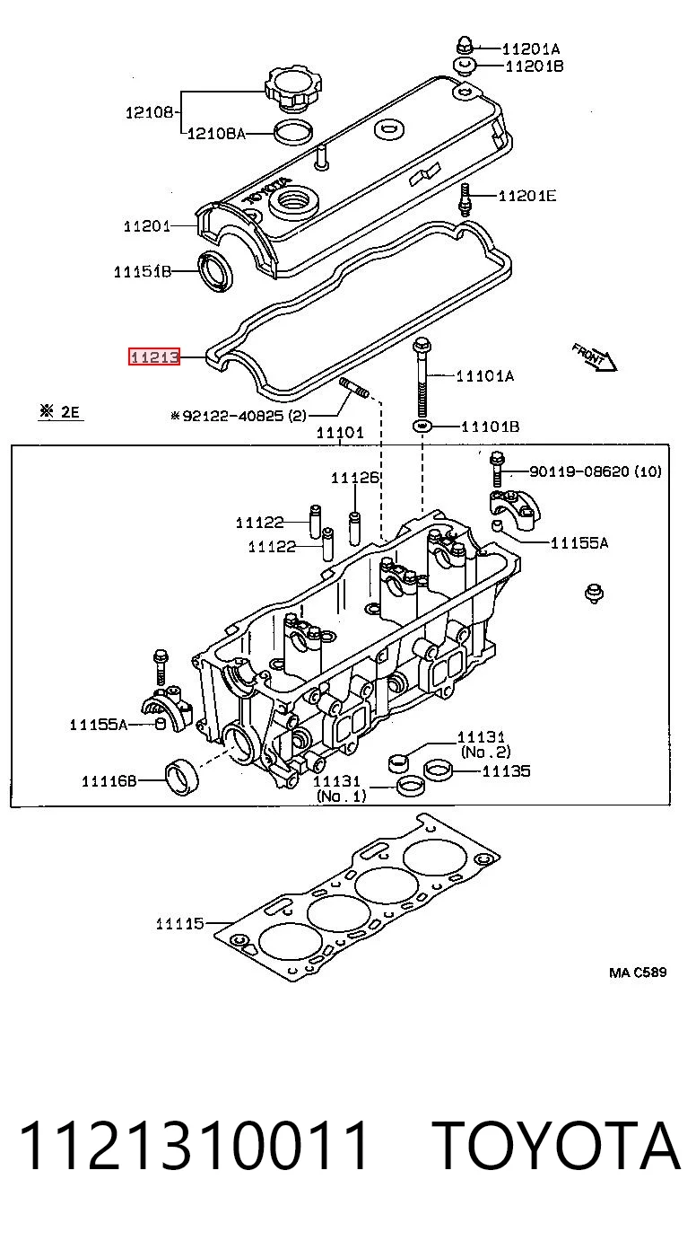 1121310011 Toyota Junta de balancínes