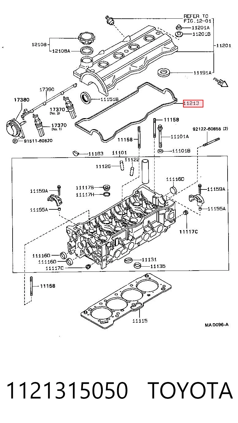 Comprar Junta de la tapa de válvulas del motor Toyota Corolla E9 a bajo precio
