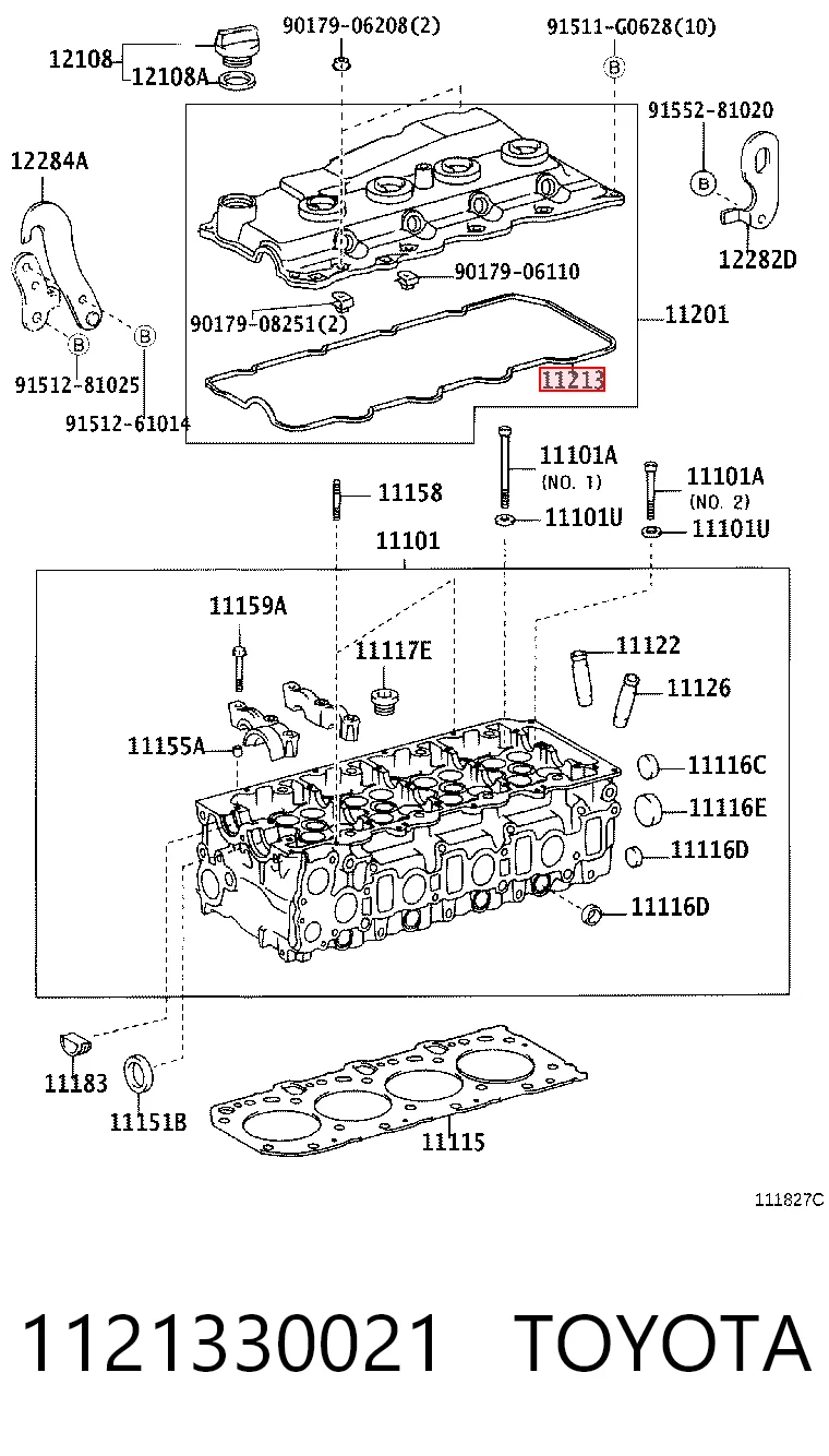 1121330021 Toyota Junta de balancínes
