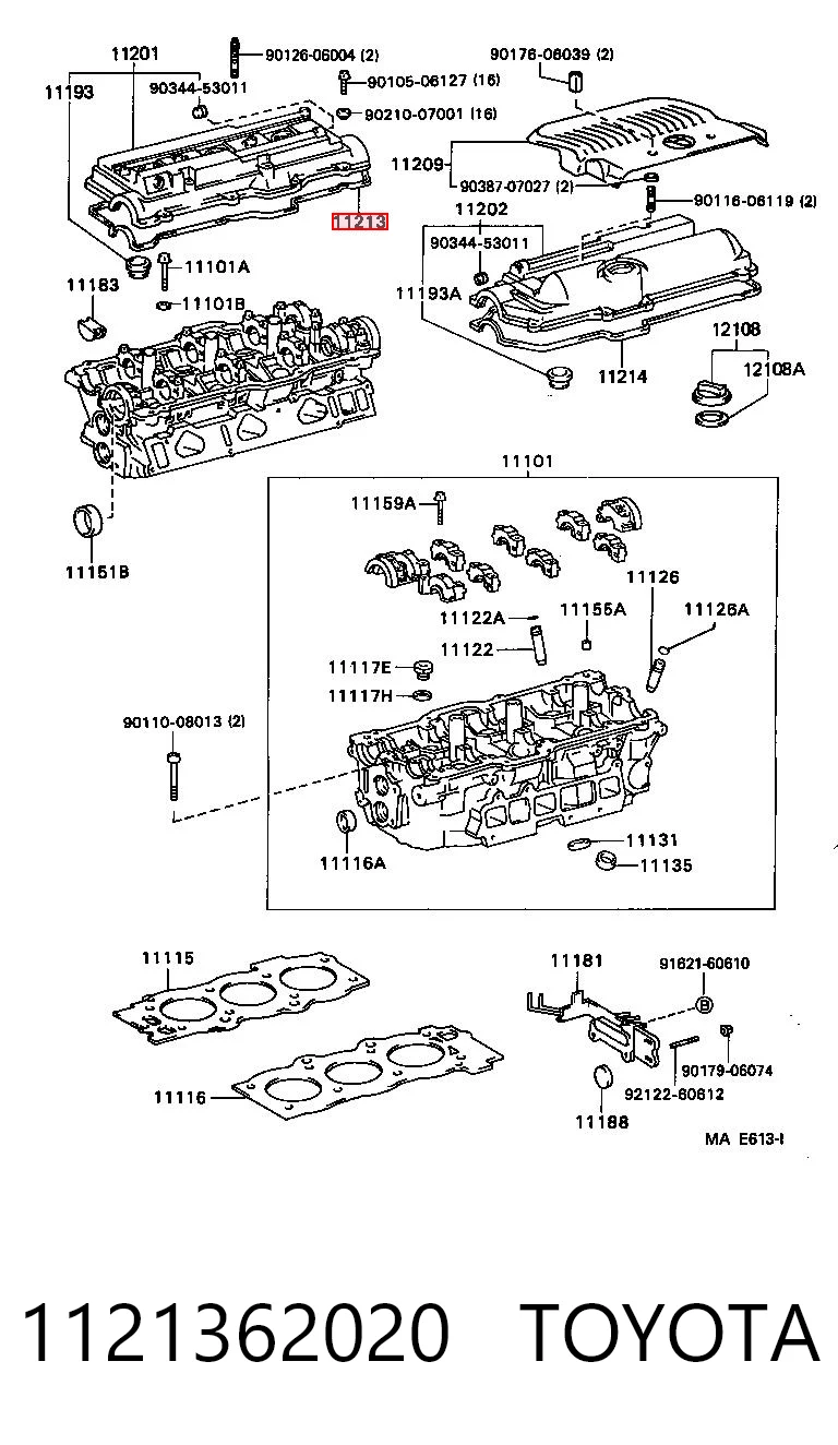1121362020 Toyota Junta de balancínes