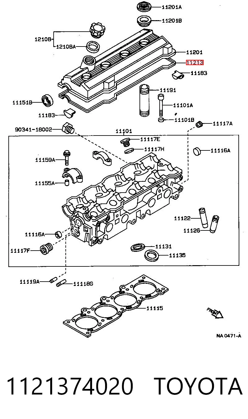 1121374020 Toyota Junta de balancínes