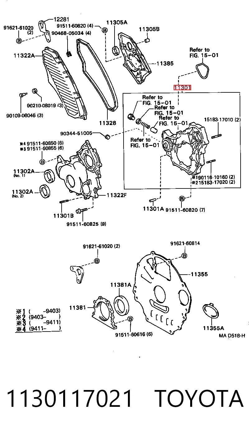 Bomba De Aceite para Toyota Land Cruiser J8