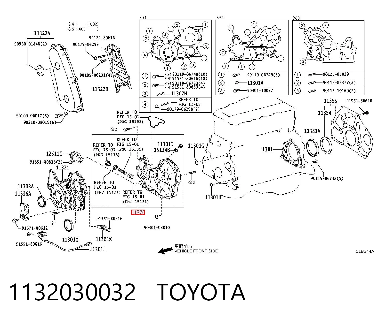Bomba de aceite del motor Toyota Land Cruiser  (J12)
