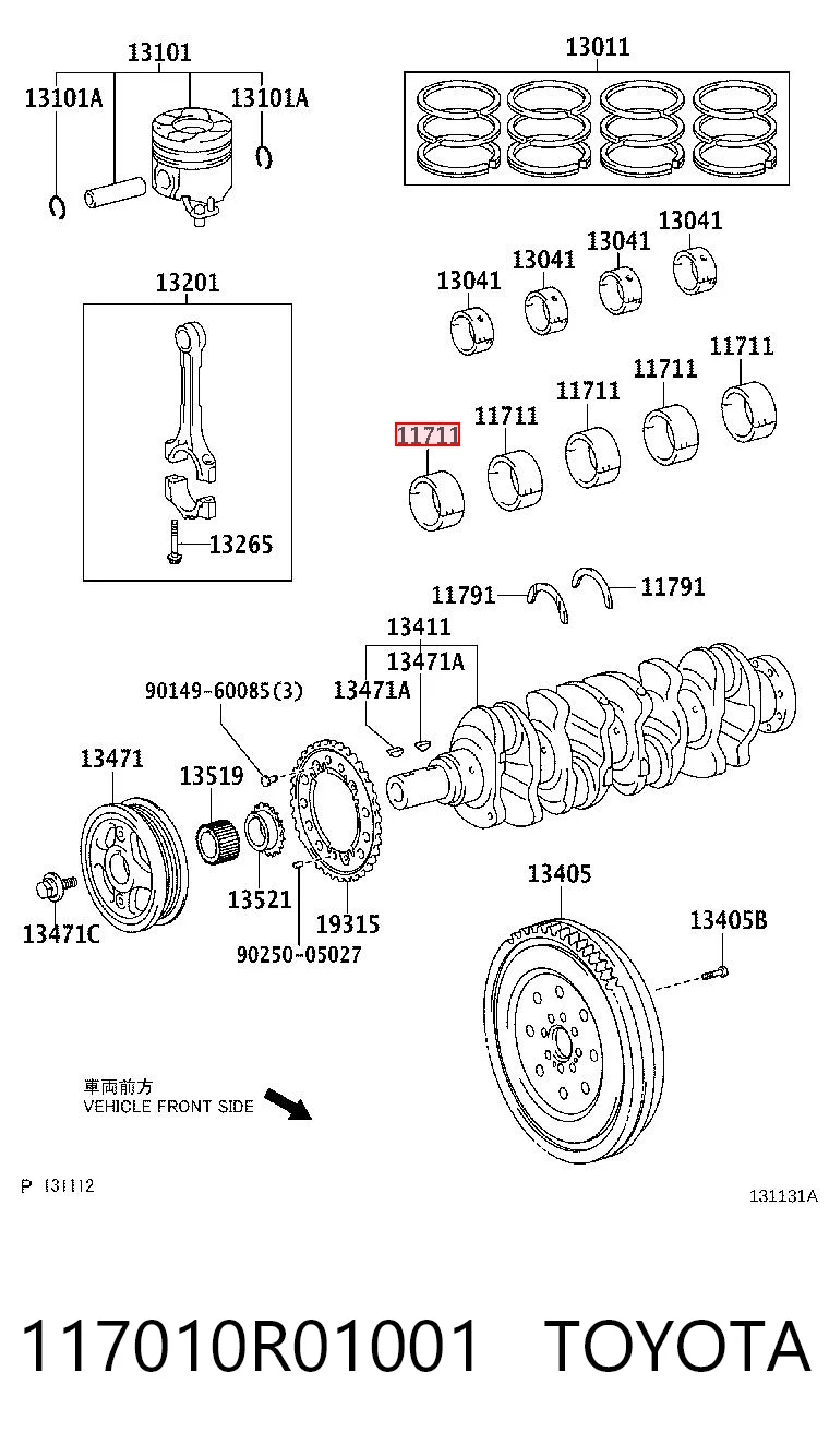 117010R01001 Toyota