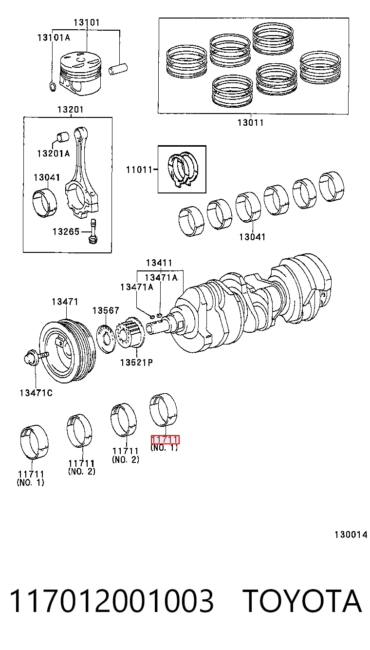117012001003 Toyota