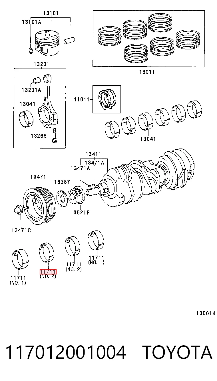 117012001004 Toyota