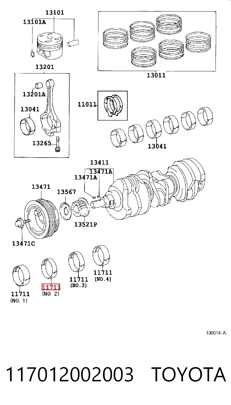 117012002003 Toyota