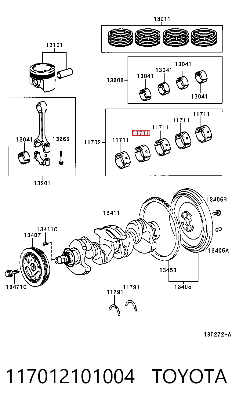 117012101004 Toyota