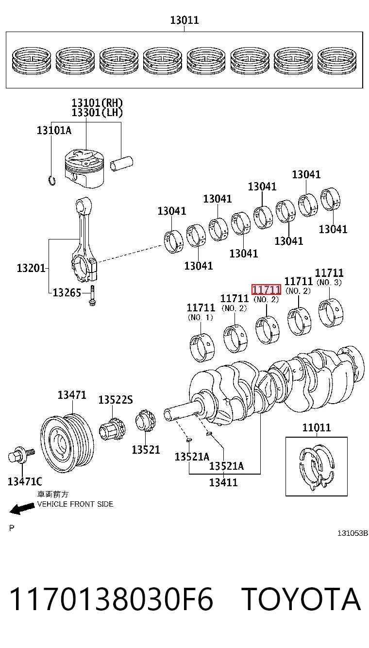 1170138030F6 Toyota