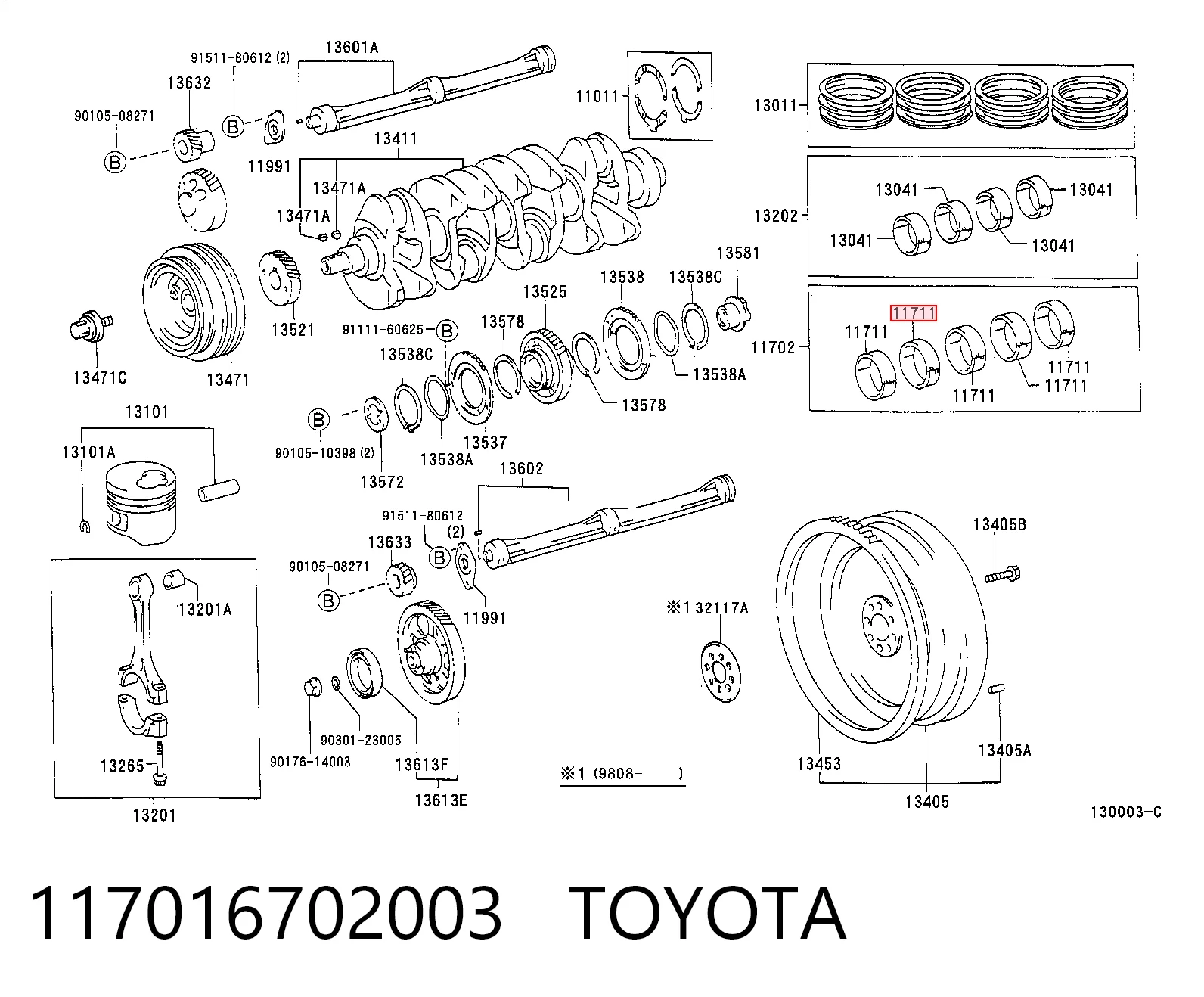 117016702003 Toyota