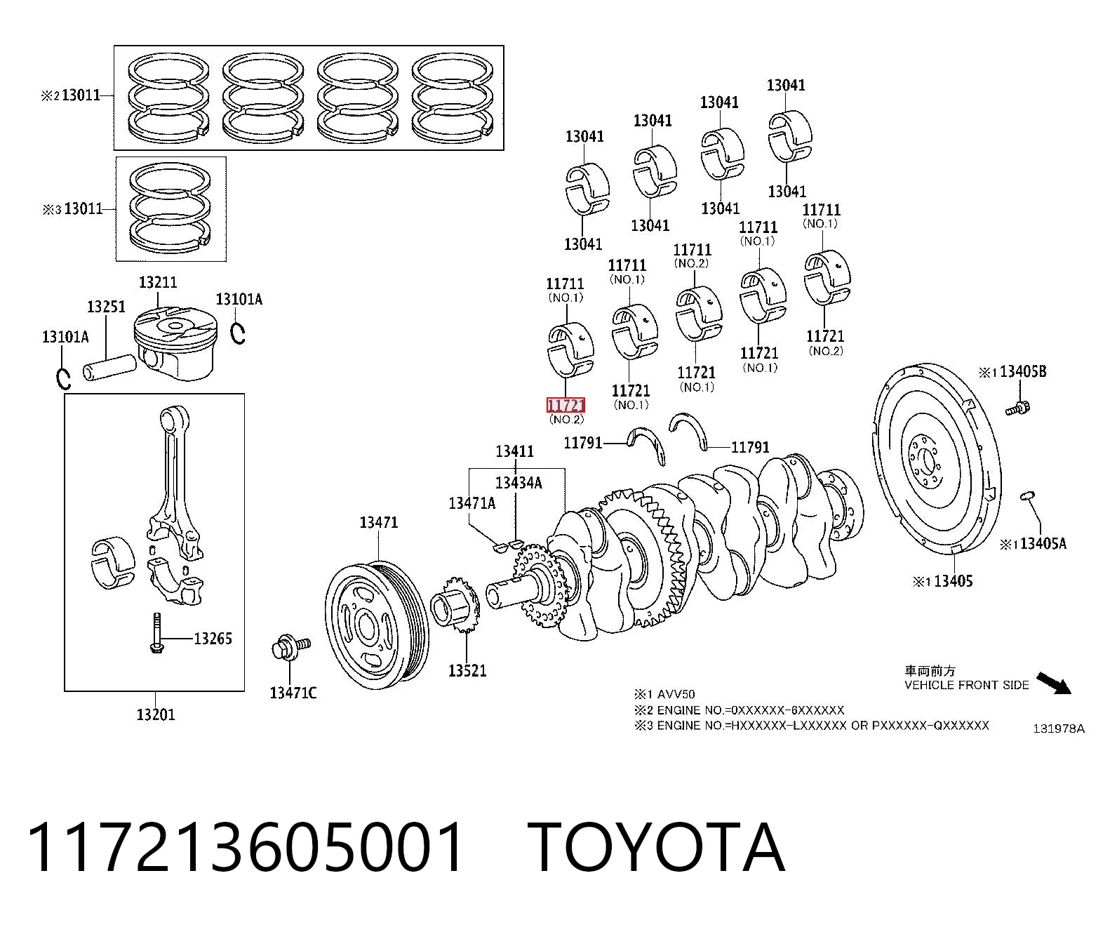 117213605001 Toyota