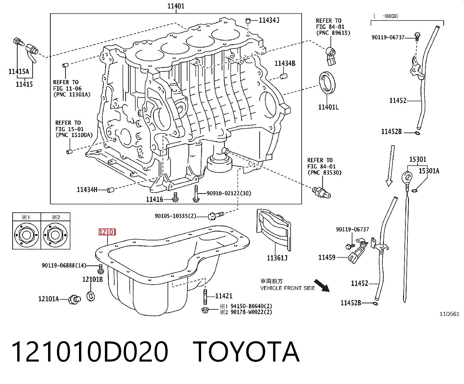 121010D020 Toyota