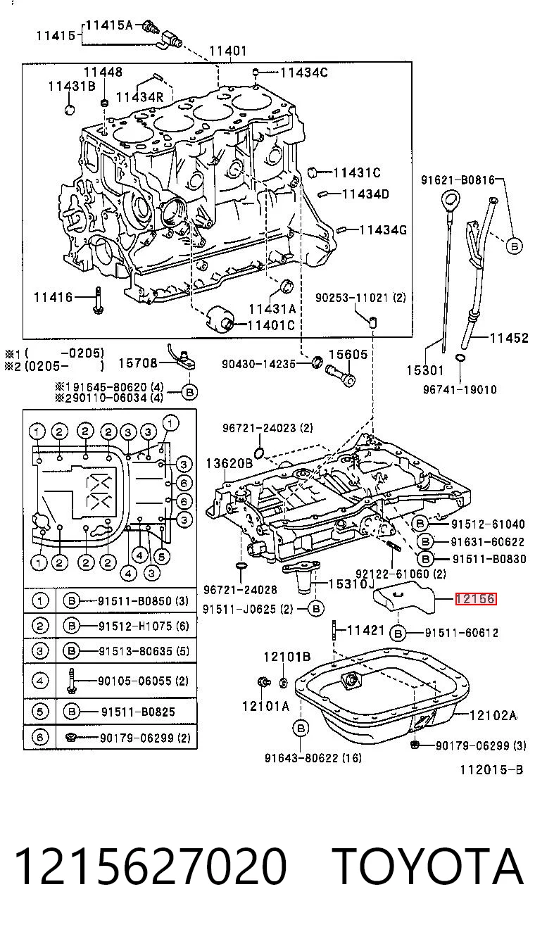 1215627020 Toyota