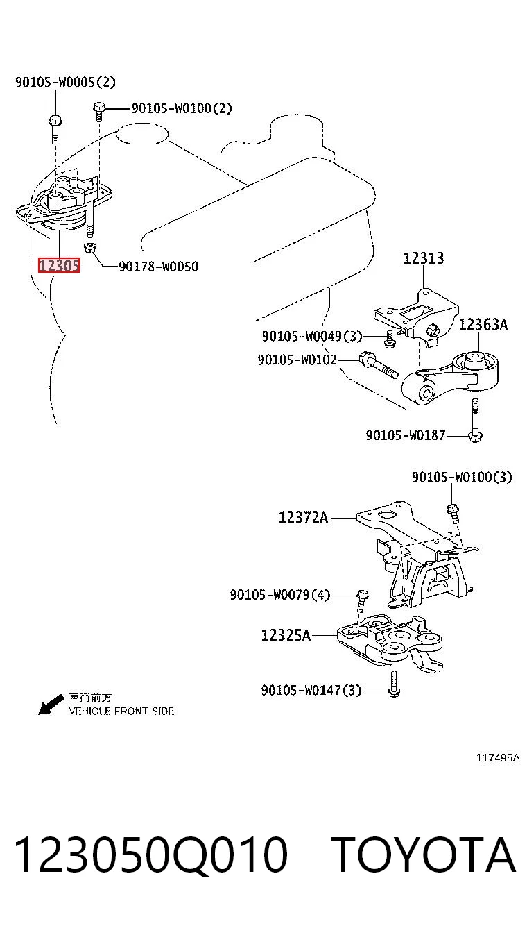 123050Q010 Toyota